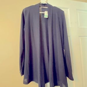 New With Tags women’s XL Dark Blue Cardigan